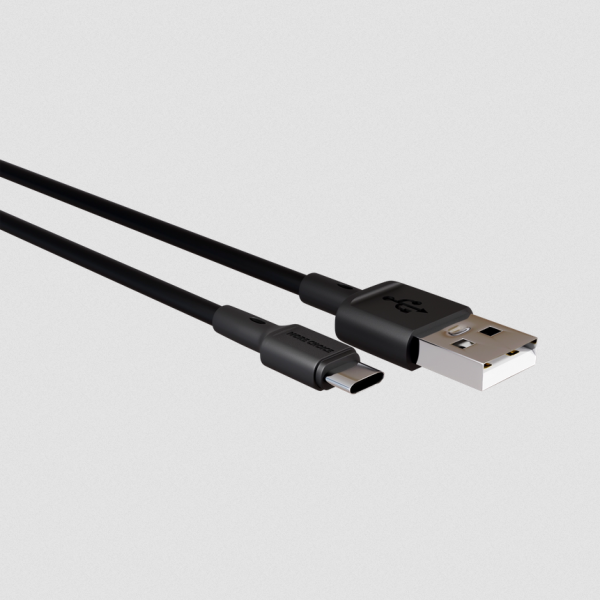 Купить Дата-кабель USB 2.0A для Type-C More choice K14a TPE 2м (Black)
